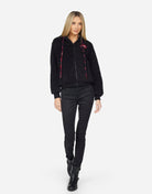 Shop Lauren Moshi Lauren Moshi Deandra Plaid Lip Sherpa Fleece Jacket Jacket for women – premium loungewear and festival fashion at Spoiled Brat