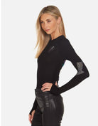 Shop Lauren Moshi Lauren Moshi McKinley Rays of Love Thermal Top Long Sleeved Top for women – premium loungewear and festival fashion at Spoiled Brat