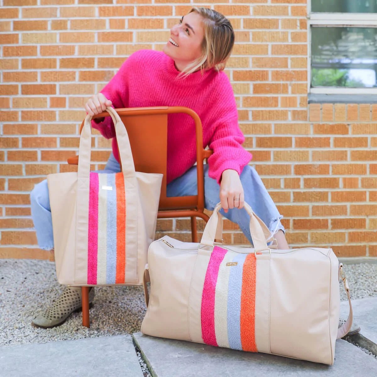 Shop Packed Party Packed Party Cozy Up Duffle Bag Tote Bag for women – premium loungewear and festival fashion at Spoiled Brat