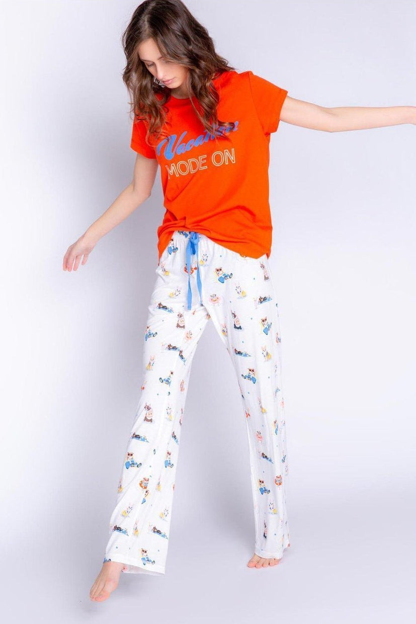 Shop PJ Salvage PJ Salvage Playful Prints Vacation Mode PJ Pants Pyjamas for women – premium loungewear and festival fashion at Spoiled Brat
