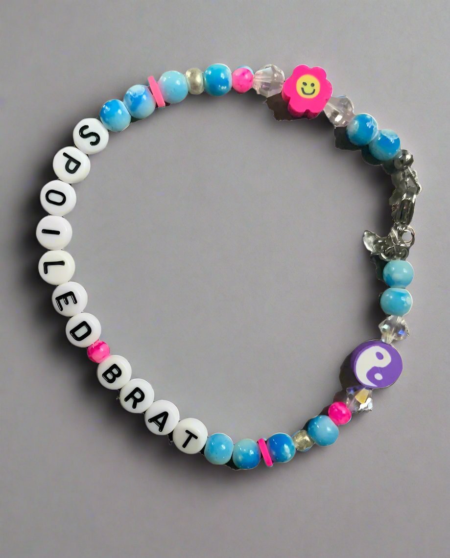 Shop Rad and Refined Rad & Refined Spoiled Brat Beaded Bracelet Anklet for women – premium loungewear and festival fashion at Spoiled Brat