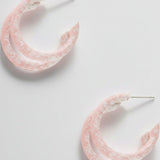 Shop 8 Other Reasons Sofia Richie x 8 Other Reasons Pink Speck Hoop Earrings Earrings for women – premium loungewear and festival fashion at Spoiled Brat