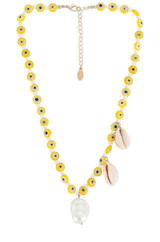 Shop Sofia Richie x 8 Other Reasons Shell Bead Necklace - Premium Necklace from 8 Other Reasons Online now at Spoiled Brat 