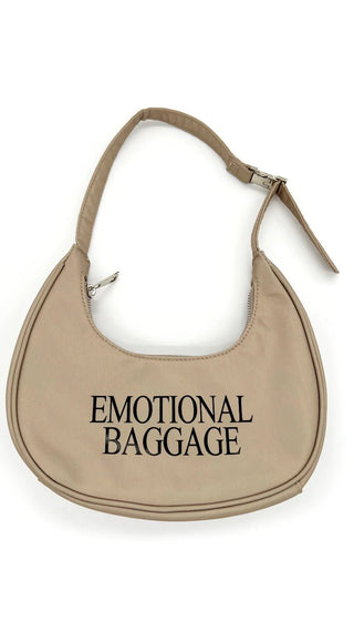 Shop Basic Pleasure Mode Emotional Baggage 90s Shoulder Bag - Premium Shoulder Bag from Basic Pleasure Mode Online now at Spoiled Brat 