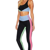 Shop Beach Riot Beach Riot Colorblock Pretty Pastels Leggings as seen on Sarah Jayne Dunn Leggings for women – premium loungewear and festival fashion at Spoiled Brat