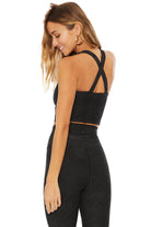 Beach Riot Katya Houndstooth Crop Gym Top Crop Top by Beach Riot as seen on celebrities