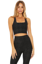 Beach Riot Katya Houndstooth Crop Gym Top Crop Top by Beach Riot as seen on celebrities