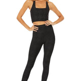 Shop Beach Riot Beach Riot Piper Gunmetal Houndstooth Leggings Leggings for women – premium loungewear and festival fashion at Spoiled Brat