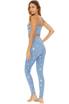 Shop Beach Riot Beach Riot Piper Winter Star Sport Leggings as seen on Malin Andersson Leggings for women – premium loungewear and festival fashion at Spoiled Brat