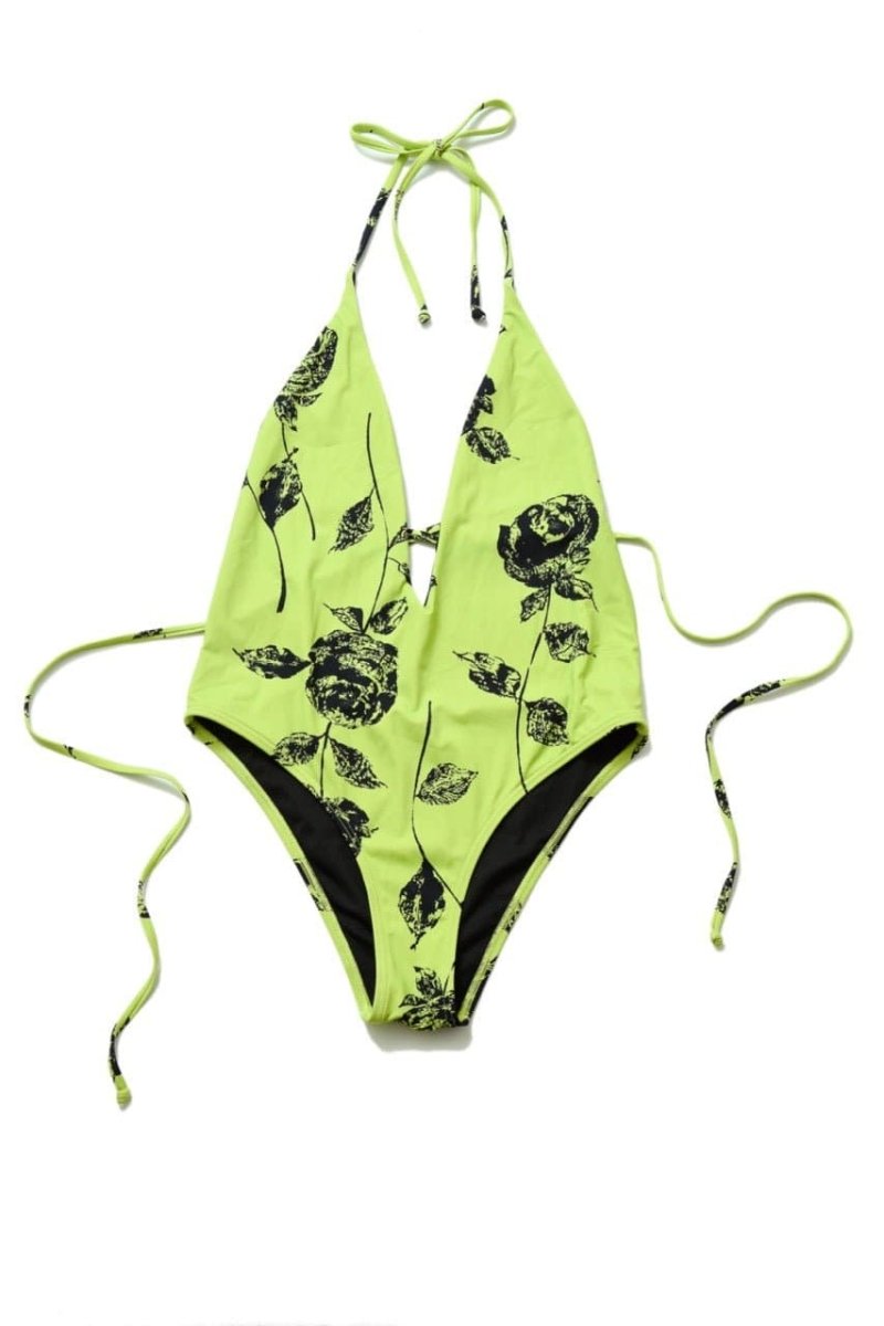 Shop Bitching & Junkfood Bitching & Junkfood CHER One - Piece Swimsuit Neon Rose Swimsuit for women – premium loungewear and festival fashion at Spoiled Brat