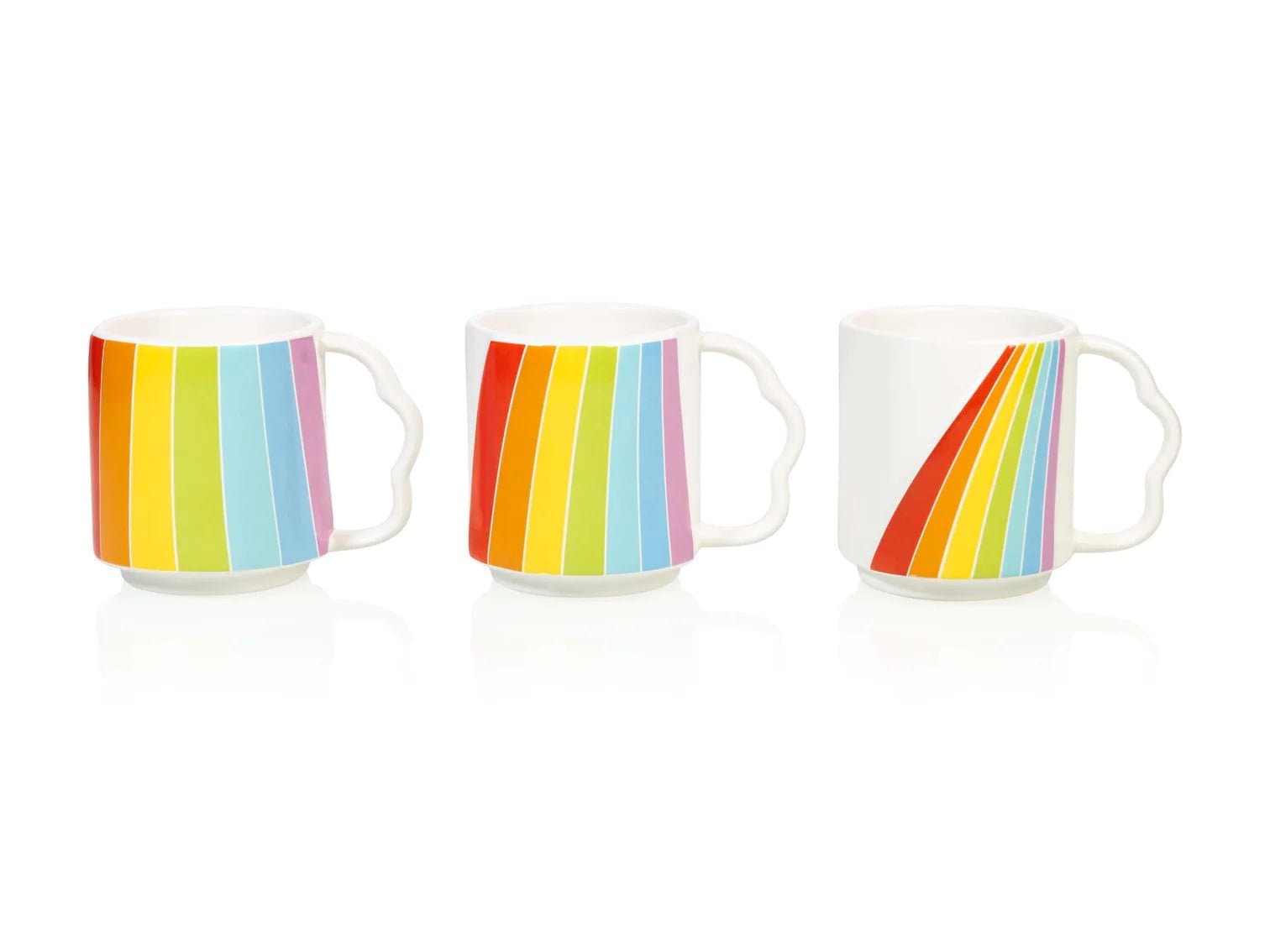 Shop Bitten Bitten Over The Rainbow Stackable Mug Set online at Spoiled Brat