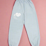 Shop Boys Lie Boys Lie Dont Stop Loving Me Sweatpants Sweatpants for women – premium loungewear and festival fashion at Spoiled Brat