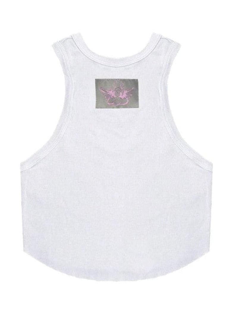 Shop Boys Lie Boys Lie Lavender Ribbed Tank Top online at Spoiled Brat