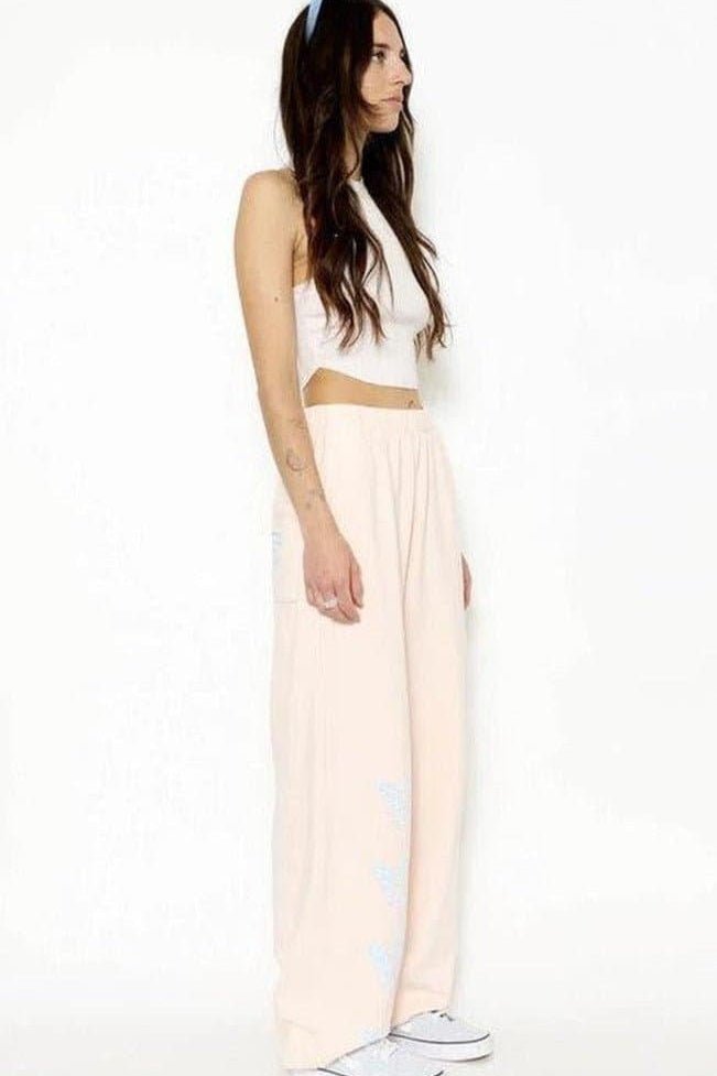 Shop Boys Lie Boys Lie Pink Hopeless Romantic Sweatpants Sweatpants for women – premium loungewear and festival fashion at Spoiled Brat