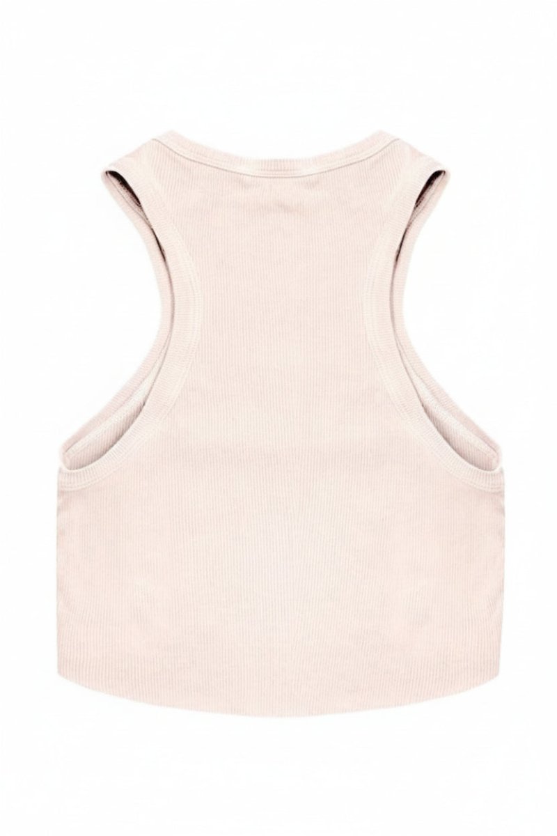 Shop Boys Lie Boys Lie Rose Pink Ribbed Tank Top Vest Top for women – premium loungewear and festival fashion at Spoiled Brat
