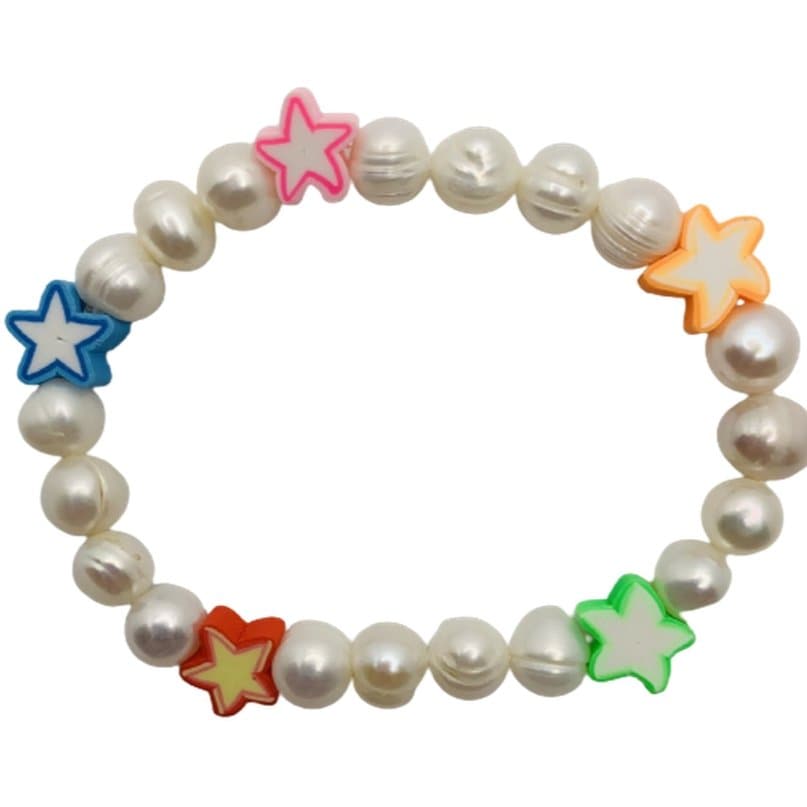 Shop Bracha Bracha All Fun Star Pearl Bracelet online at Spoiled Brat