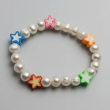 Shop Bracha Bracha All Fun Star Pearl Bracelet Bracelet for women – premium loungewear and festival fashion at Spoiled Brat