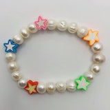 Shop Bracha Bracha All Fun Star Pearl Bracelet Bracelet for women – premium loungewear and festival fashion at Spoiled Brat