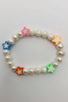 Shop Bracha Bracha All Fun Star Pearl Bracelet Bracelet for women – premium loungewear and festival fashion at Spoiled Brat