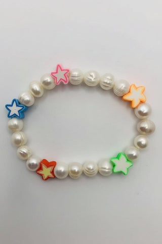 Shop Bracha Bracha All Fun Star Pearl Bracelet Bracelet for women – premium loungewear and festival fashion at Spoiled Brat