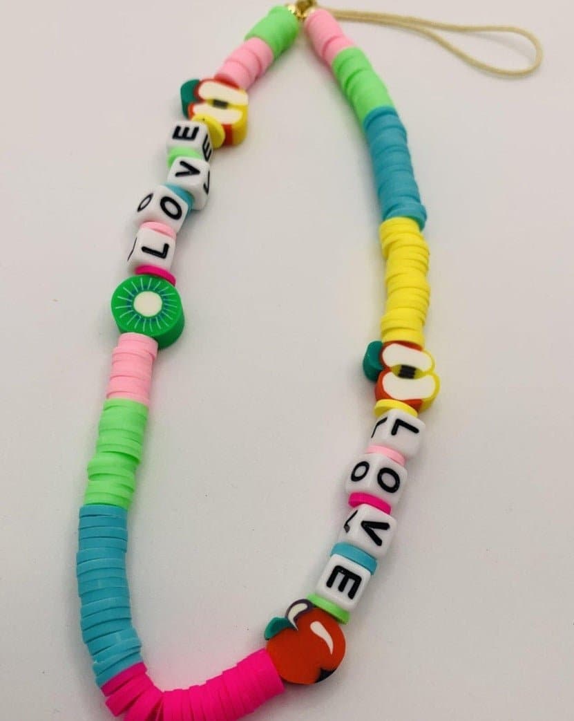 Bracha Fruit Mix Phone Chain by Bracha – Phone Case – Multi | Spoiled Brat UK