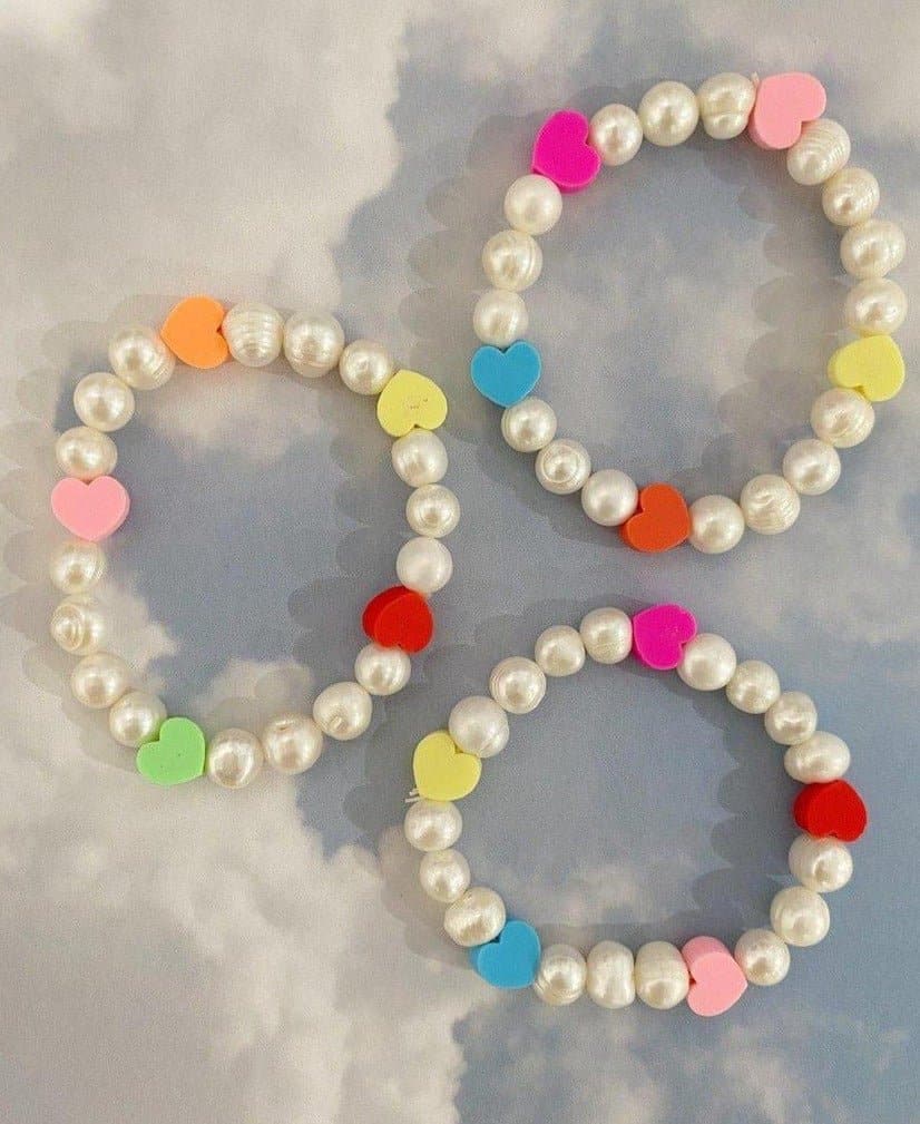 Shop Bracha Bracha Heart Coloured Bracelet Bracelet Bracelet for women – premium loungewear and festival fashion at Spoiled Brat