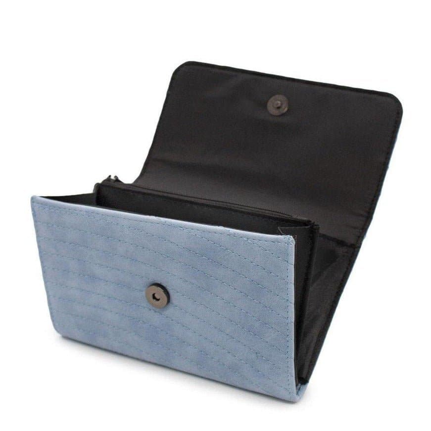 Shop Buckle Down Products Buckle Down Disney Logo Sky Blue Fold Over Wallet online at Spoiled Brat