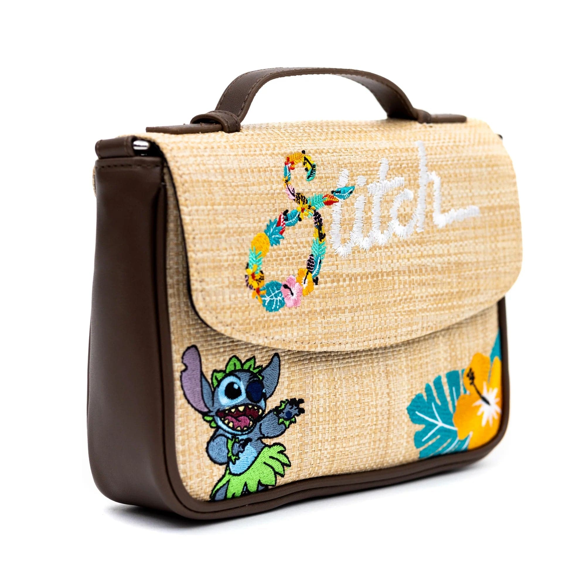 Buckle Down X Disney Lilo and Stitch Straw Small Tote Bag