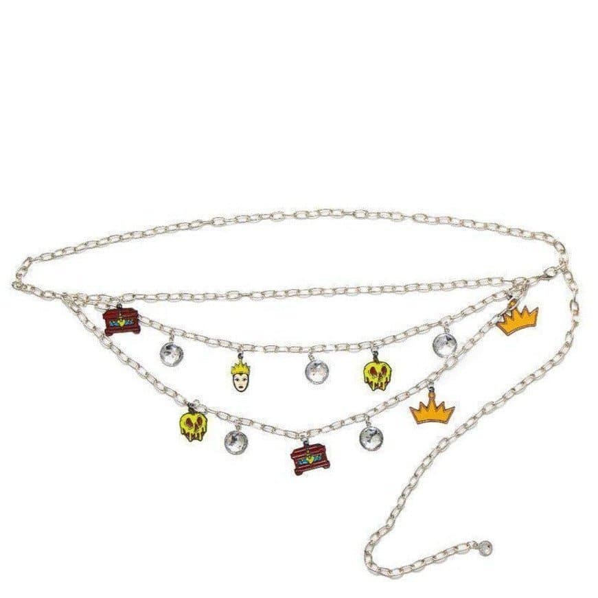 Shop Buckle Down Products Buckle Down Products Snow White Charm Chain Belt Belt for women – premium loungewear and festival fashion at Spoiled Brat