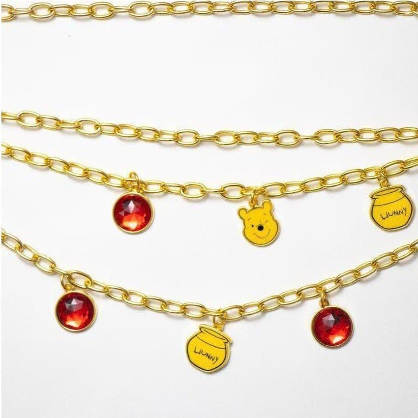 Shop Buckle Down Products Buckle Down Products Winnie the Pooh Charm Chain Belt Belt for women – premium loungewear and festival fashion at Spoiled Brat