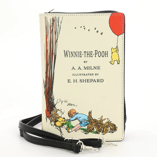 Shop Winnie The Pooh Book Clutch Bag In Vinyl - Premium Clutch Bag from Comeco INC Online now at Spoiled Brat 
