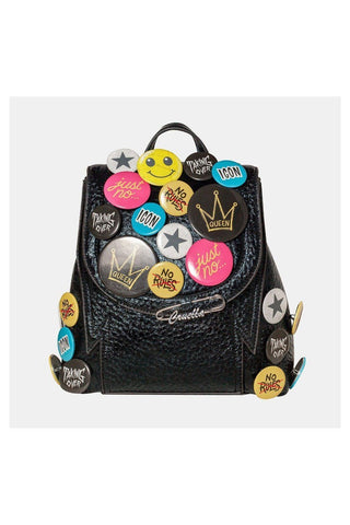 Shop Danielle Nicole x Disney Cruella Buttons Mini Backpack - Premium Backpack from Danielle Nicole Online now at Spoiled Brat 