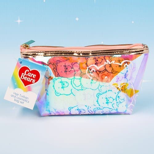 Shop Fizz Creations Fizz Creations Care Bears Hair Turban & Cosmetics Bag Set Scarf for women – premium loungewear and festival fashion at Spoiled Brat