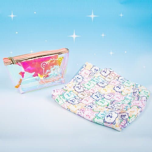 Shop Fizz Creations Fizz Creations Care Bears Hair Turban & Cosmetics Bag Set Scarf for women – premium loungewear and festival fashion at Spoiled Brat