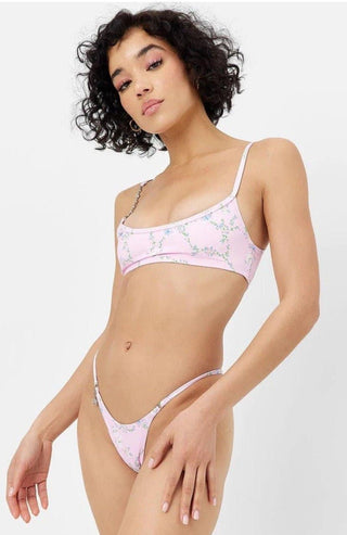 Shop Frankies Bikinis Dallas Floral Chain Bikini Top - Spoiled Brat  Online