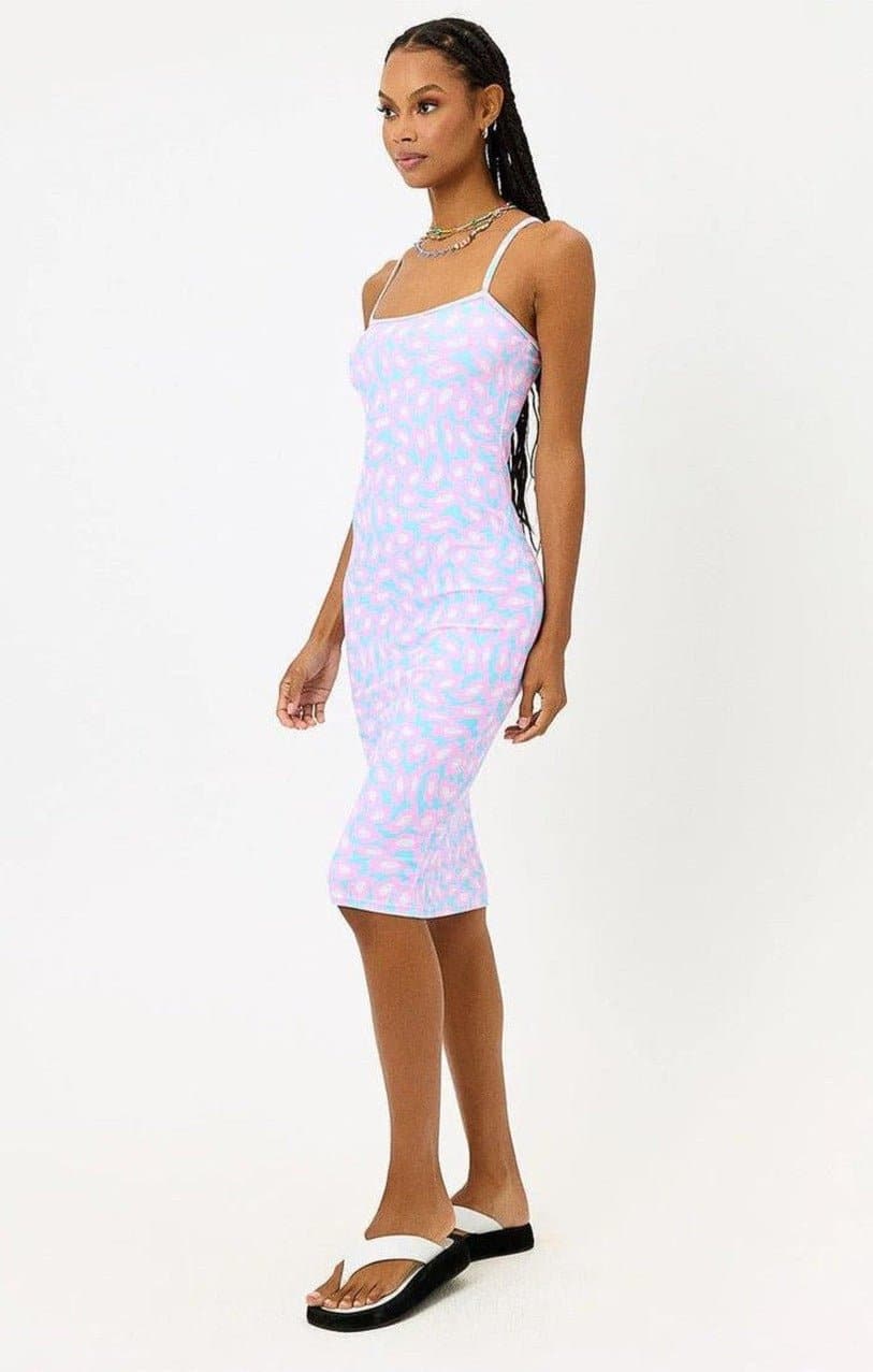 Frankies Bikinis Quinn Terry Midi Dress in Daisy Dream - Spoiled Brat