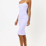 Shop Frankies Bikinis Frankies Bikinis Quinn Terry Midi Dress in Daisy Dream Midi Dress for women – premium loungewear and festival fashion at Spoiled Brat