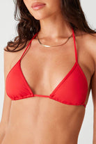 Frankies Bikinis x PAMELA ANDERSON Zeus Triangle Bikini Top Bikini Top by Frankies Bikinis as seen on celebrities