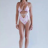 Shop Frankies Bikinis Frankies Bikinis x SYDNEY SWEENEY Gemma Wrap One Piece Swimsuit Swimsuit for women – premium loungewear and festival fashion at Spoiled Brat
