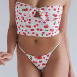 Shop Frankies Bikinis Frankies Bikinis x SYDNEY SWEENEY Rocky Strapless Bikini Top Swimsuit for women – premium loungewear and festival fashion at Spoiled Brat