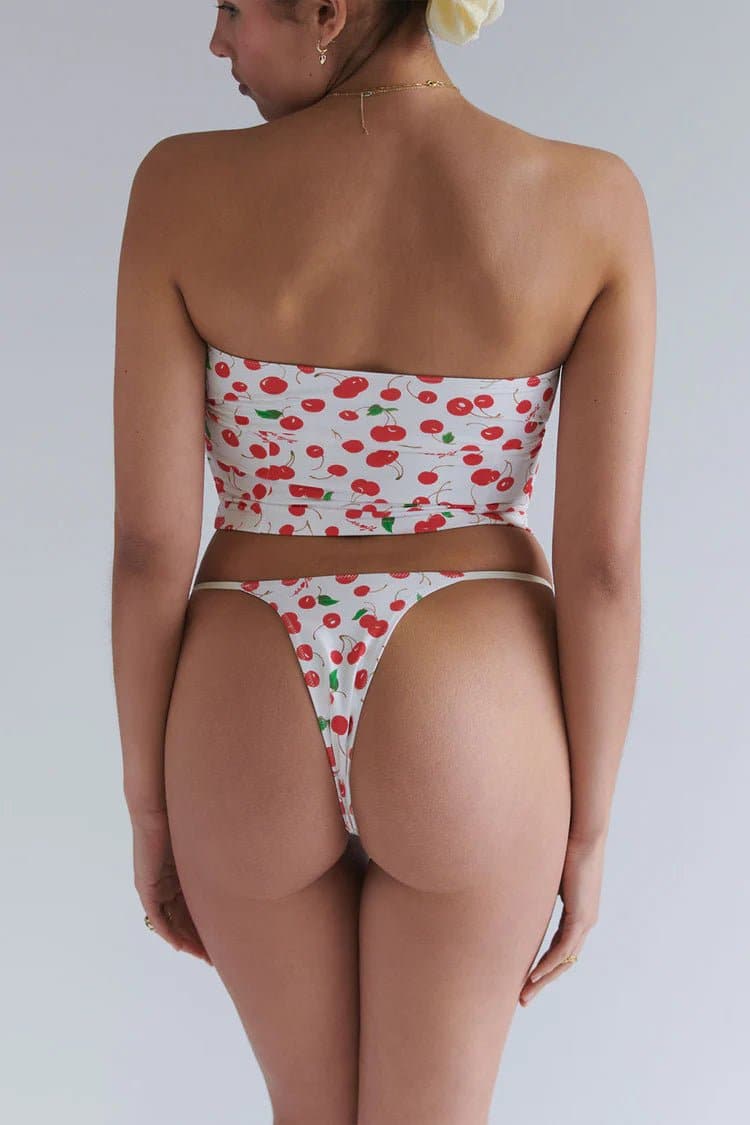 Shop Frankies Bikinis Frankies Bikinis x SYDNEY SWEENEY Rocky Strapless Bikini Top Swimsuit for women – premium loungewear and festival fashion at Spoiled Brat