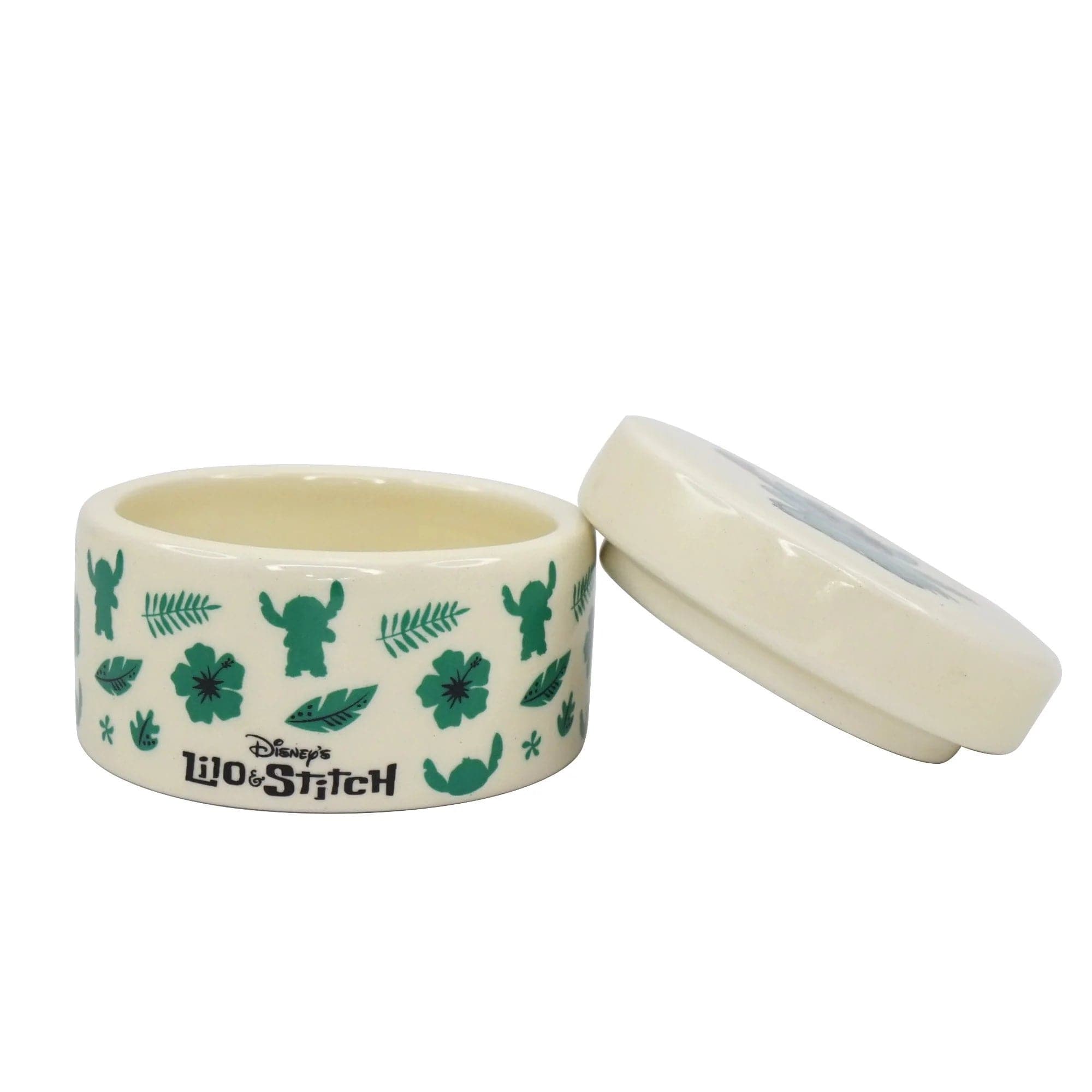 Disney Lilo & Stitch Ceramic Round Box Jewellery Box by Half Moon Bay as seen on celebrities