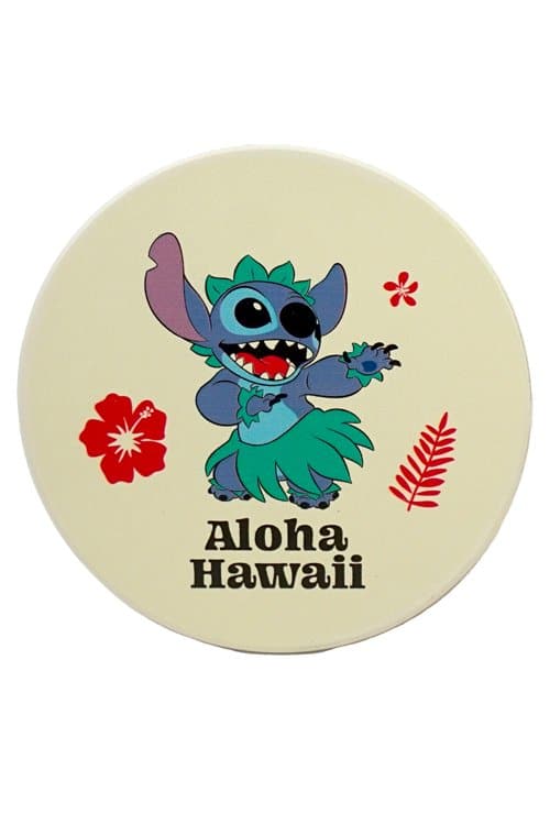 Shop Half Moon Bay Disney Lilo & Stitch Set of 2 Ceramic Coasters online at Spoiled Brat