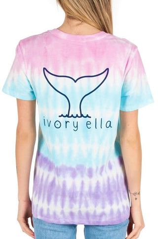 Shop Ivory Ella Ocean Depths Tie Dye T-Shirt - Spoiled Brat  Online