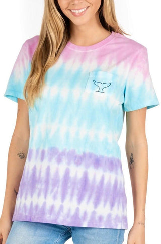 Shop Ivory Ella Ocean Depths Tie Dye T-Shirt - Spoiled Brat  Online