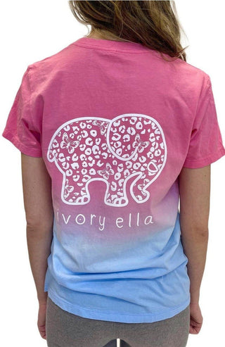 Shop Ivory Ella Serenity Ombre T-shirt - Premium T-Shirt from Ivory Ella Online now at Spoiled Brat 