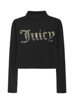 Shop Juicy Couture Juicy Couture 25th Anniversary Mock Neck Tee online at Spoiled Brat