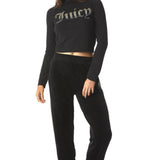 Shop Juicy Couture Juicy Couture 25th Anniversary Mock Neck Tee Long Sleeved Top for women – premium loungewear and festival fashion at Spoiled Brat