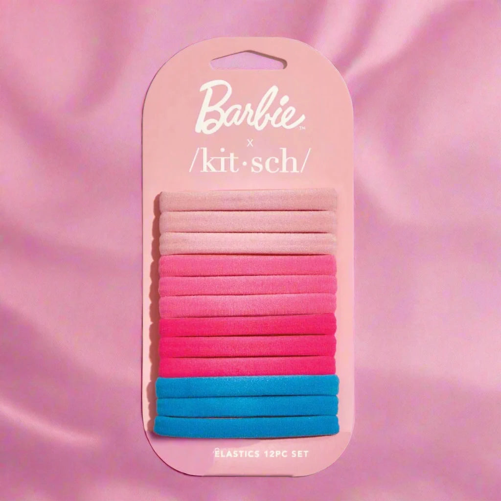 Shop Kitsch Barbie x Kitsch Recycled Nylon Hair Elastics online at Spoiled Brat