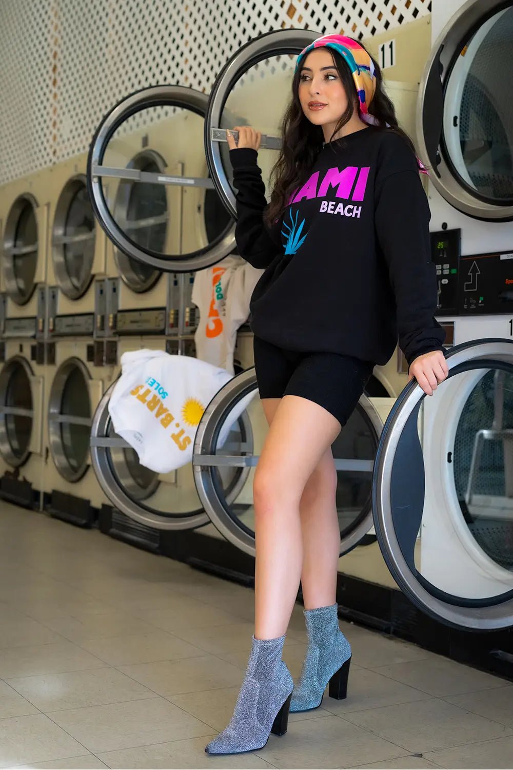 Shop LA Trading Company La Trading Co Miami Beach Preslie Crewneck Sweater online at Spoiled Brat